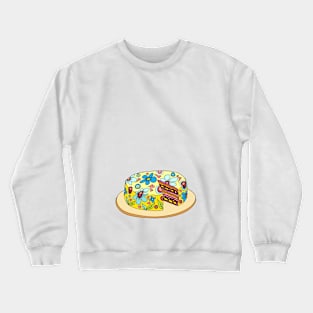 Sweet chocolate cake :)) Crewneck Sweatshirt